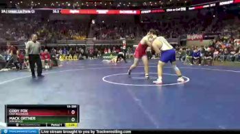 1 lbs Quarterfinal - Mack Ortner, Don Bosco vs Cody Fox, East Buchanan