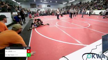 75 lbs Final - BISHOP LOUIE, R.A.W. vs Olan Garrison, Coweta Tiger Wrestling