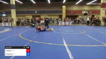 185 lbs Rr Rnd 2 - Kenna Boyd, Prosper Wrestling Academy vs Bella Moreno, NXT Level Wrestling Academy