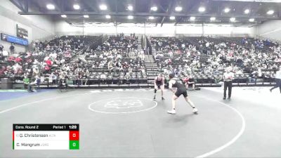 150 lbs Cons. Round 2 - Quin Christensen, Alta vs Chance Mangrum, Jordan