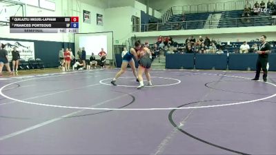 160 lbs Semifinal - Frances Porteous, University Of Providence vs Quilaztli Miguel-Lapham, Southern Oregon University