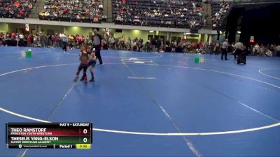 45 lbs Round 1 - Theseus Yang-Elson, Summit Wrestling Academy vs Theo Ramstorf, Princeton Youth Wrestling