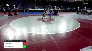 215 lbs Round Of 64 - Tyler Pavidis, Salem, NH vs Abner Noriega, Central