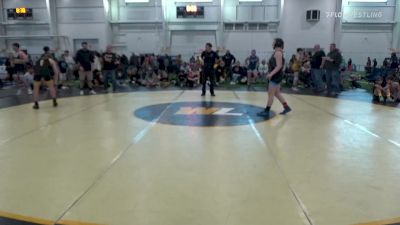 140 lbs Round 1 - Violette Lasure, Jacket Wrestling Club vs Caleb Crawford, Darkhorse