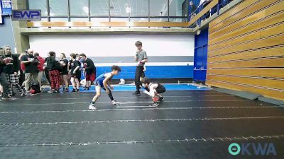 52 lbs Round Of 16 - Fernando Cerda, OKC Saints Wrestling vs Casen Ambriz, Team Guthrie Wrestling