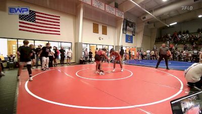 155 lbs Quarterfinal - Braxton Ortiz, Sperry Wrestling Club vs Caleb Sickler, Skiatook JH Wrestling