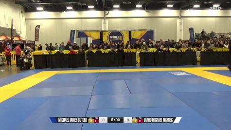 Jarod Michael Maynes vs Michael James Butler 2024 World IBJJF Jiu-Jitsu No-Gi Championship