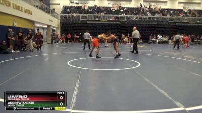 197 lbs Cons. Round 5 - Jj Martinez, Fresno City College vs Andrew Zarate, Lassen College