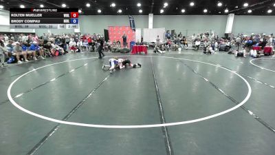 113 lbs Kolten Mueller, Wisconsin Blue vs Brody Compau, Team Michigan Blue
