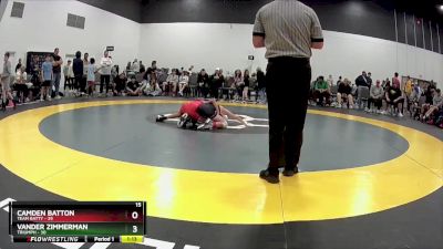 75 lbs Semis & 1st Wrestleback (8 Team) - Camden Batton, Team Batty vs Vander Zimmerman, Triumph