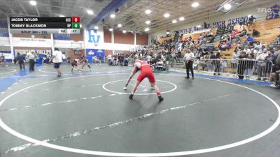 126 lbs Cons. Round 2 - Tommy Blackmon, Newbury Park vs Jacob Taylor, Arrowhead Christian Academy