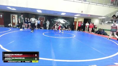 130 lbs Cons. Semi - Anniston Moseley, Verdigris G vs Jaiden Salinas?Ryun, Van Buren G
