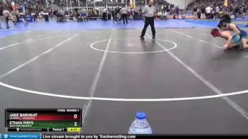 132 lbs Cons. Round 1 - Ethan Mays, Western Branch vs Jake Barakat, George C. Marshall