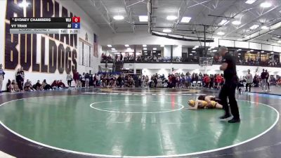 103 B Champ. Round 1 - Vy Tran, Adrian College vs Sydney Chambers, West Liberty University