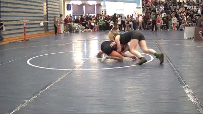 100 lbs 3rd Place Match - Caydee Eden, Powell High School vs Maddelyn Modawell, Mountain View