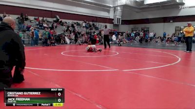 55-59 lbs Round 2 - Jack Freeman, Avon WC vs Cristiano Gutierrez, Region WA