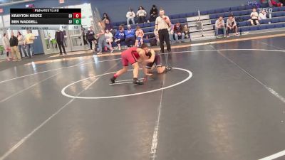 132 lbs Cons. Semi - Krayton Krotz, Sergeant Bluff vs Ben Waddell, Southwest Valley