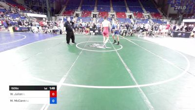 150 lbs Cons 64 #2 - William Julian, IL vs Matthew McCann, NJ