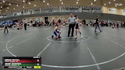 92 lbs Round 2 - Abram Mccall, Rocket Trained vs Henry Edwards, Hanover Hawkeye