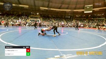 67 lbs Consi Of 4 - Cael Marcotte, Socal Grappling Club vs Kasen Karl, Greater Heights Wrestling