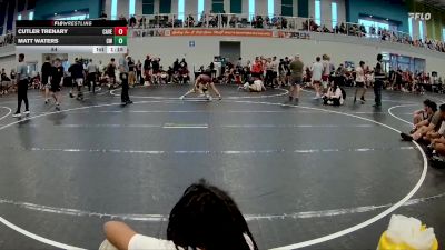 84 lbs Round 2 (4 Team) - Cutler Trenary, Caveman vs Matt Waters, Creeks Wrestling