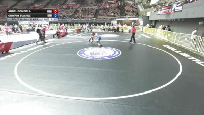 120 lbs Champ. Rd Of 64 - Angel Bombela, Wright Wrestling Academy vs Giovani Suarez, Rough House Wrestling