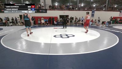 86 kg Cons. Sub-semis - Sam Gautreau, MatTown USA vs Aidan Brenot, SouthwesrtWrestling Club
