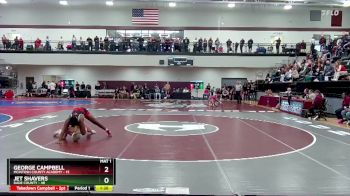 175 lbs 2nd Wrestleback (16 Team) - Jet Shavers, Dade County vs George Campbell, McIntosh County Academy