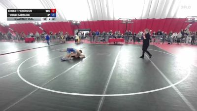 165 lbs Quarterfinal - Ernest Peterson, Whitehall Wrestling Club vs Cole Bartlein, Bay Port