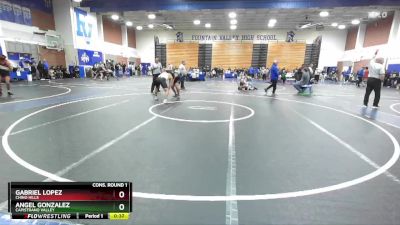 157 lbs Cons. Round 1 - Gabriel Lopez, Chino Hills vs Angel Gonzalez, Capistrano Valley