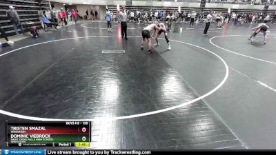 135 lbs Cons. Round 4 - Tristen Smazal, Wisconsin vs Dominic Viebrock, Saint Croix Falls High School Wrestling