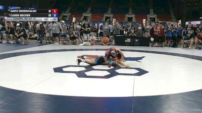 106 lbs Champ. Rd Of 16 - Jantz Greenhalgh, Utah vs Casen Becker, Colorado