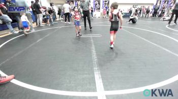 46 lbs Consi Of 8 #1 - Carver Pearson, Hinton Takedown Club vs Liliana Villavicencio, ARDMORE TAKEDOWN CLUB