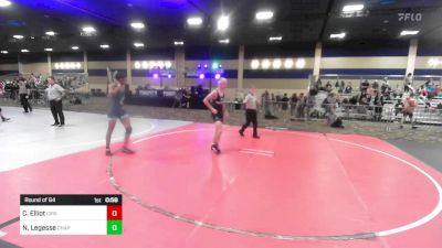 144 lbs Round Of 64 - Noah Legesse, Chaparral HS vs Caden Elliot, Crismon Wrestling