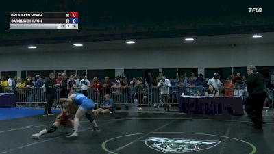 132 lbs Semifinal - Brooklyn Perez, AZ vs Caroline Hilton, TN