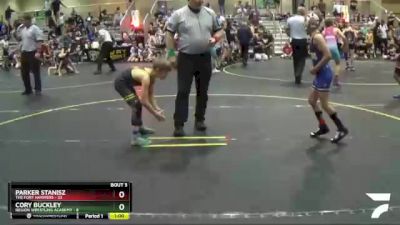 70 lbs Round 1 (6 Team) - Cory Buckley, Region Wrestling Academy vs Parker Stanisz, The Fort Hammers