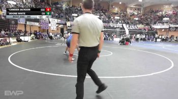 285 lbs 3rd Place Match - Boone White, Caney Valley HS vs Camden Jackson, Osage City HS