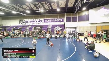 66 lbs Cons. Semi - Fisher Young, Champions Wrestling Club vs Pierce Coleman, Team Prestige