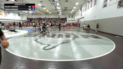 105 lbs Final - Julian Ledesma, The Mat Club vs Orian Johnson, Teaneck Wrestling