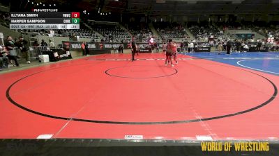 5th Place - Harper Sampson, Coweta Tiger Wrestling vs Illyana Smith, Perry Meridian Wrestling Club