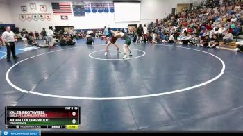 138 lbs Semifinal - Aidan Collingwood, Tongue River vs Kaleb Brothwell, Lingle-Ft. Laramie/Southeast