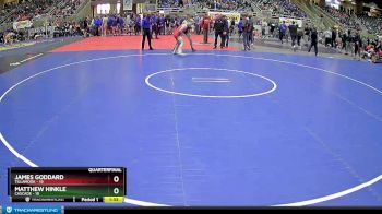 154 lbs Quarterfinals (8 Team) - James Goddard, Tillamook vs Matthew Hinkle, Cascade