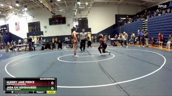 138 lbs Quarterfinal - Audrey Jane Pierce, Heritage (Lynchburg) vs Jada Kai Ashshaheed, Orange County