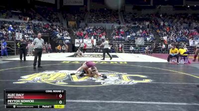 86 lbs Cons. Round 2 - Alec Daly, Unity Youth WC vs Peyton Nowicki, Champaign WC