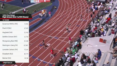 High School Girls' 4x100m Relay, Prelims 1