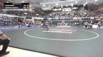 130 lbs Quarterfinal - Makinley Daniels, McLouth Hs vs Laura Smith, Oakley HS