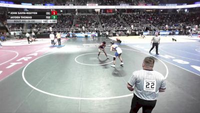 II-150 lbs Champ. Round 2 - Jayden Thomas, Phoenix vs John Savin-Nguyen, Collegiate School