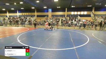 106 lbs Consi Of 16 #2 - Colton Gilbert, Stampede WC vs Leo Francke, Betsu WC