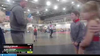 50 lbs Round 1 (4 Team) - Alsea Goldsby, Charlies Angels Pink vs Chevelle Roller, Missouri Red