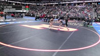 G105-4A Cons. Round 2 - Lily Torres, Sedgwick County/Fleming Girls Girls vs Jasmine Brewer, Woodland Park Girls